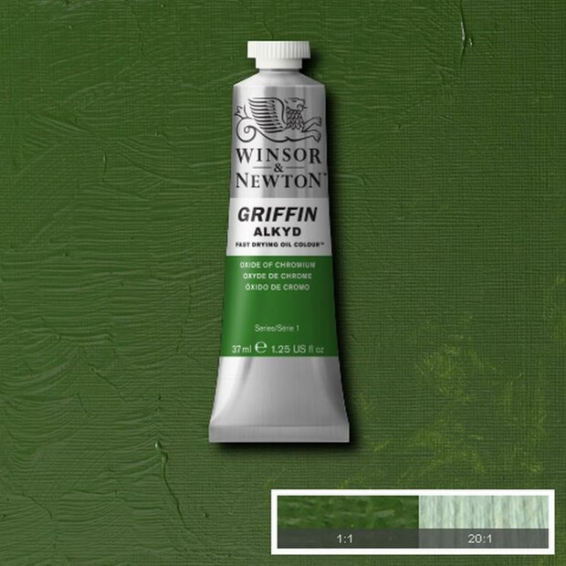 Griffin Alkyd Oxide of Chromium Winsor &amp; Newton 37 ML Kleur 459