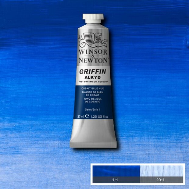 Griffin Alkyd Cobalt Blue Hue Winsor &amp; Newton 37 ML Kleur 179