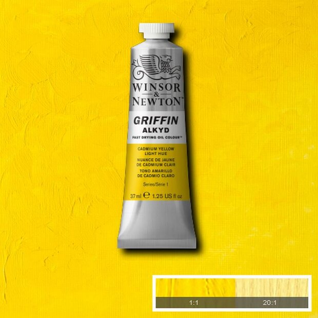 Griffin Alkyd Cadmium Yellow Light Hue Winsor &amp; Newton 37 ML Kleur 119