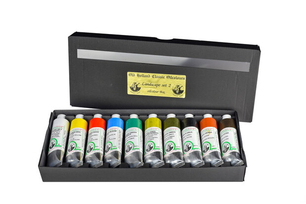 10 x 40 ML Landscape 2 Old Holland Olieverf (Oudt Holland Scheveningen)