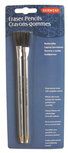 2x Gum Potlood met penseel / Eraser Pencil & Brush van Derwent 2x Gum Potlood met penseel / Eraser Pencil & Brush van Derwent