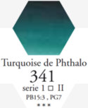 L'Aquarelle Turquoise de Phthalo Sennelier extra fijne aquarelverf 10 ML Serie 2 Kleur 341 L'Aquarelle Turquoise de Phthalo Sennelier extra fijne aquarelverf 10 ML Serie 2 Kleur 341