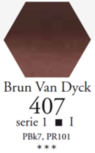 L'Aquarelle Van Dijckbruin Sennelier extra fijne aquarelverf 10 ML Serie 1 Kleur 407 L'Aquarelle Van Dijckbruin Sennelier extra fijne aquarelverf 10 ML Serie 1 Kleur 407