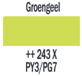 Plakkaatverf Groengeel Extra fijn (Gouache Extra fine) Royal Talens 20 ML Kleur 243 Plakkaatverf Groengeel Extra fijn (Gouache Extra fine) Royal Talens 20 ML Kleur 243