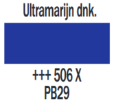 Plakkaatverf Ultramarijn donker Extra fijn (Gouache Extra fine) Royal Talens 20 ML Kleur 506 Plakkaatverf Ultramarijn donker Extra fijn (Gouache Extra fine) Royal Talens 20 ML Kleur 506
