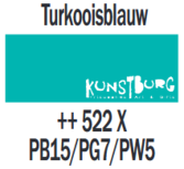 Plakkaatverf Turkooisblauw Extra fijn (Gouache Extra fine) Royal Talens 20 ML Kleur 522 Plakkaatverf Turkooisblauw Extra fijn (Gouache Extra fine) Royal Talens 20 ML Kleur 522
