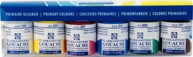 Plakkaatverf Primaire kleuren set Extra fijn (Gouache Extra fine) Royal Talens 6 x 16 ml flacons Plakkaatverf Primaire kleuren set Extra fijn (Gouache Extra fine) Royal Talens 6 x 16 ml flacons
