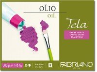 18 x 24 cm Fabriano Tela olieverfpapier 300 gram 10 vel 18 x 24 cm Fabriano Tela olieverfpapier 300 gram 10 vel