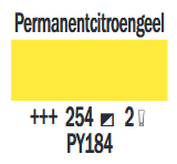Permanentcitroengeel Cobra Artist watermengbare olieverf 40 ML (S 2) Kleur 254 Permanentcitroengeel Cobra Artist watermengbare olieverf 40 ML (S 2) Kleur 254