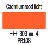 Cadmiumrood Licht Cobra Artist watermengbare olieverf 40 ML (S 4) Kleur 303 Cadmiumrood Licht Cobra Artist watermengbare olieverf 40 ML (S 4) Kleur 303