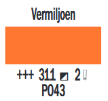 Vermiljoen Cobra Artist watermengbare olieverf 40 ML (S 2) Kleur 311 Vermiljoen Cobra Artist watermengbare olieverf 40 ML (S 2) Kleur 311