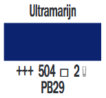 Ultramarijn Cobra Artist watermengbare olieverf 40 ML (S 2) Kleur 504 Ultramarijn Cobra Artist watermengbare olieverf 40 ML (S 2) Kleur 504