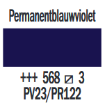 Permanentblauwviolet Cobra Artist watermengbare olieverf 40 ML (S 3) Kleur 568 Permanentblauwviolet Cobra Artist watermengbare olieverf 40 ML (S 3) Kleur 568