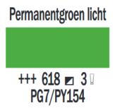 Permanentgroen Licht Cobra Artist watermengbare olieverf 40 ML (S 3) Kleur 618 Permanentgroen Licht Cobra Artist watermengbare olieverf 40 ML (S 3) Kleur 618