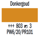 Donkergoud Cobra Artist watermengbare olieverf 40 ML (S 3) Kleur 803 Donkergoud Cobra Artist watermengbare olieverf 40 ML (S 3) Kleur 803