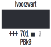 Ivoorzwart Cobra Study Watermengbare Olieverf 40 ML (S 1) Kleur 701 Ivoorzwart Cobra Study Watermengbare Olieverf 40 ML (S 1) Kleur 701