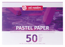 Art Creation Pastelpapier 50 vellen 100 gram A4 Art Creation Pastelpapier 50 vellen 100 gram A4