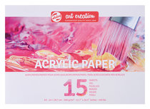 Art Creation Acrylverfpapier 15 vellen 290 gram A3 Art Creation Acrylverfpapier 15 vellen 290 gram A3