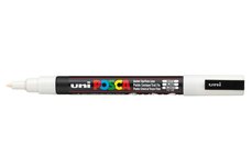 White Conische punt Posca Acrylverf Marker PC3M Kleur 1 White Conische punt Posca Acrylverf Marker PC3M Kleur 1