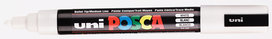 White Conische punt Posca Acrylverf Marker PC5M Kleur 1 White Conische punt Posca Acrylverf Marker PC5M Kleur 1