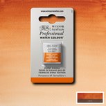 Burnt Sienna Serie 1 Artists' Watercolour Half Napje van Winsor & Newton Kleur 074 Burnt Sienna Serie 1 Artists' Watercolour Half Napje van Winsor & Newton Kleur 074