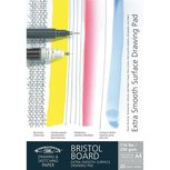 A5 - 20 vellen Bristolpapier blok 250 gram Glad van Winsor & Newton Op = Op A5 - 20 vellen Bristolpapier blok 250 gram Glad van Winsor & Newton Op = Op