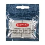 Elektrische gum navulling (30 stuks) / Replacements Electric Eraser van Derwent Elektrische gum navulling (30 stuks) / Replacements Electric Eraser van Derwent