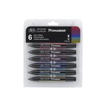 OP=OP Promarker set van Winsor & Newton 6 Rich Tones OP=OP Promarker set van Winsor & Newton 6 Rich Tones