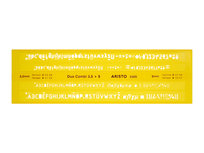 3,5mm + 5mm Artisto Lettersjabloon Duo Combi 3,5mm + 5mm Artisto Lettersjabloon Duo Combi