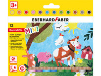 Eberhard Faber 3 in 1, 12 x Dikke kleurpotloden 10mm Eberhard Faber 3 in 1, 12 x Dikke kleurpotloden 10mm