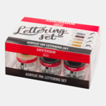 Lettering set Acryl Inkt Amsterdam 6 x 30 ML Lettering set Acryl Inkt Amsterdam 6 x 30 ML
