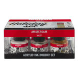 Holiday set Acryl Inkt Amsterdam 6 x 30 ML Set 008 Holiday set Acryl Inkt Amsterdam 6 x 30 ML Set 008