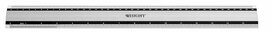 Westcott aluminium Lineaal 40cm met anti slip