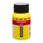 Primairgeel Amsterdam Standard Series Acrylverf 500 ML Kleur 275 + 20% gratis Primairgeel Amsterdam Standard Series Acrylverf 500 ML Kleur 275 + 20% gratis