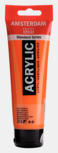 Azo Oranje Amsterdam Standard Series Acrylverf 120 ML Kleur 276 Azo Oranje Amsterdam Standard Series Acrylverf 120 ML Kleur 276