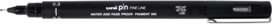 0.3 Uni Pin fineliner zwart 0.3 Uni Pin fineliner zwart