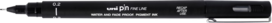0.2 Uni Pin fineliner zwart 0.2 Uni Pin fineliner zwart
