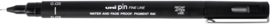 0.05 Uni Pin fineliner zwart 0.05 Uni Pin fineliner zwart