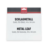 Blad-goud 2,5: 14x14cm