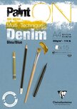 A4 Paint'ON Denim 15 vellen 250 grams van Clairefonaine A4 Paint'ON Denim 15 vellen 250 grams van Clairefonaine