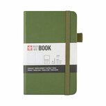 9 x 14 cm 80 Vellen gelijnd papier met Dennennaald kleur harde kaft Pocket notieboek van Sakura 9 x 14 cm 80 Vellen gelijnd papier met Dennennaald kleur harde kaft Pocket notieboek van Sakura