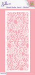 Nellie’s Choice Mixed Media Stencil Slimline – Roses Nellie’s Choice Mixed Media Stencil Slimline – Roses