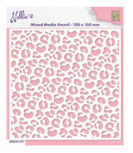 Nellie’s Choice Mixed Media Stencil – Leopard 150x150 mm Nellie’s Choice Mixed Media Stencil – Leopard 150x150 mm