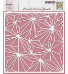Nellie’s Choice Mixed Media Stencil – Origami Stars 150x150 mm Nellie’s Choice Mixed Media Stencil – Origami Stars 150x150 mm