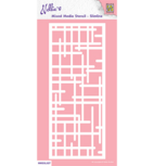 Nellie’s Choice Mixed Media Stencil – Labyrinth Slimline 85x205 mm Nellie’s Choice Mixed Media Stencil – Labyrinth Slimline 85x205 mm
