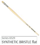 Nr. 8 Plat da Vinci SYNTHETIC BRISTLE penseel Serie 8329
