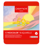 50 Years Set met 10 Pastel kleuren / Set of 10 Colors Caran d'Ache Neocolor II Watervermengbaar Wax Pastels Set 918 50 Years Set met 10 Pastel kleuren / Set of 10 Colors Caran d'Ache Neocolor II Watervermengbaar Wax Pastels Set 918