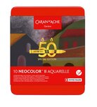 50 Years Set met 10 'Dark' kleuren / Set of 10 Colors Caran d'Ache Neocolor II Watervermengbaar Wax Pastels Set 919 50 Years Set met 10 'Dark' kleuren / Set of 10 Colors Caran d'Ache Neocolor II Watervermengbaar Wax Pastels Set 919