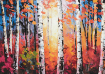 Workshop Paletmes zaterdag 29 november 2025 'Bos-landschap' 10.00 - 13.00 uur