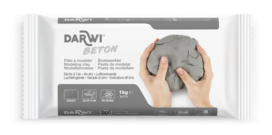 Darwi Boetseerklei / pasta Grijs zelfhardend 1 kg in folie